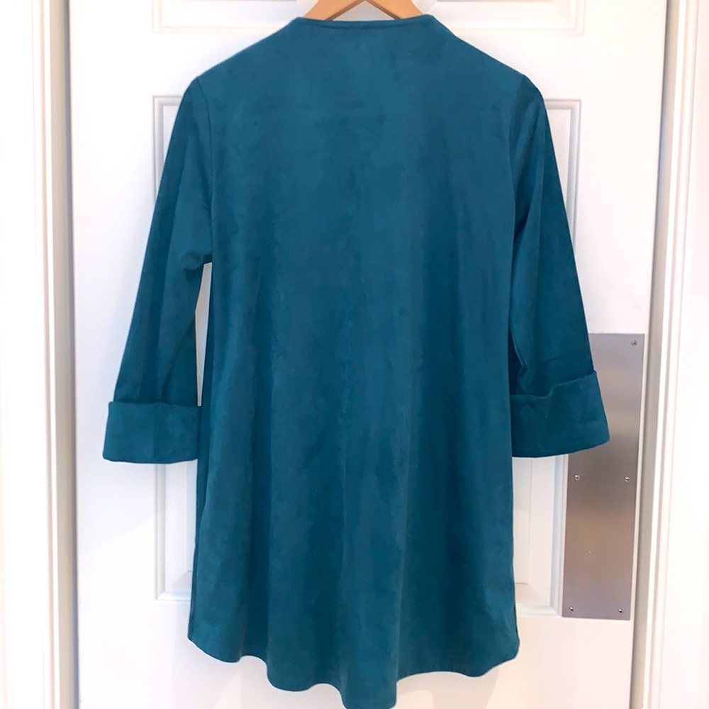 Joseph Ribkoff Faux Suede Jacket Womens Size 4 - Picture 7 of 14